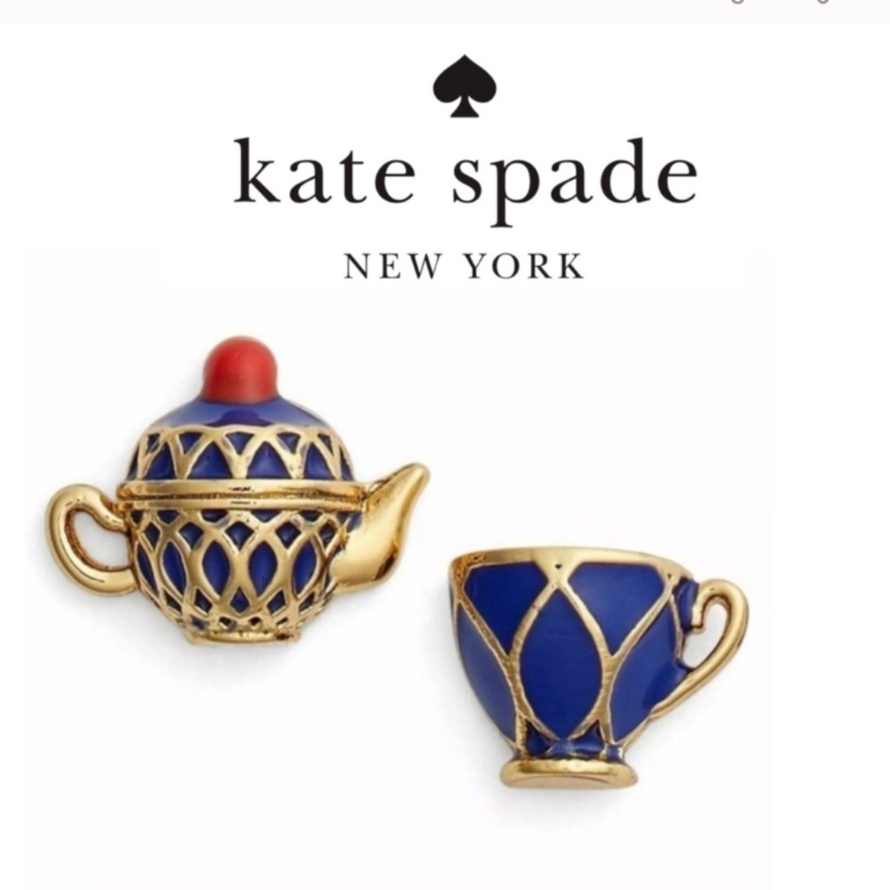 Kate Spade earrings tea cup earrings